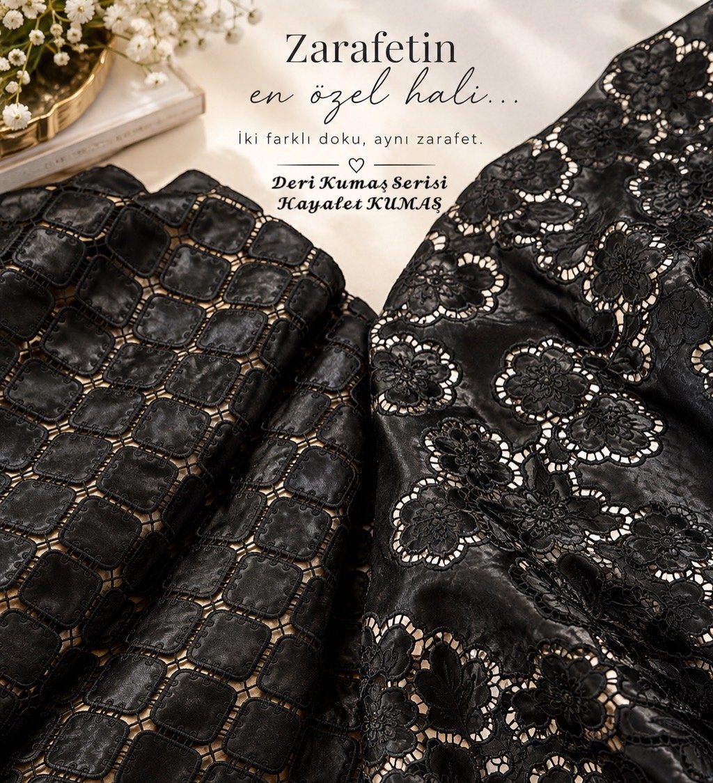 TASARIM DERİ DANTEL KUMAŞ